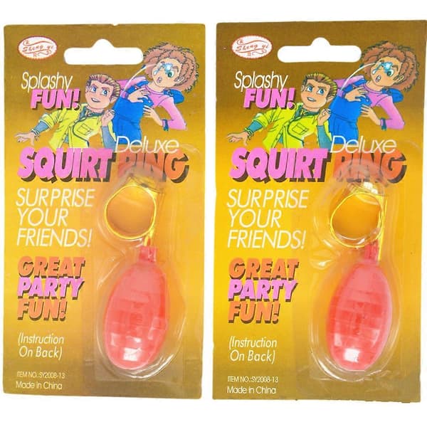 Sprøjtelegetøj Vand Spray Ring Fingerspids Legetøj Farve Assorteret Fidget Børne Prank Legetøj