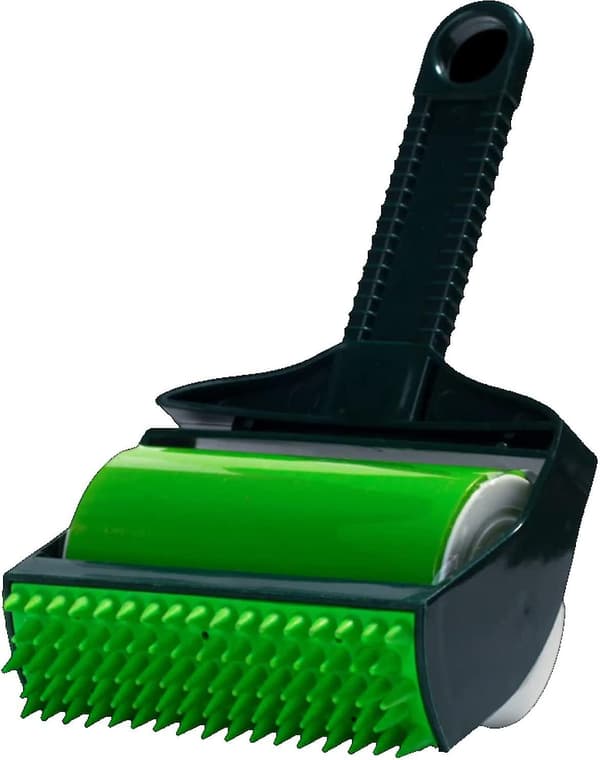 Stick It Roller, Stick It Roller Kæledyrs Hårfjerner, Genanvendelige vaskbare Stick It Rollers til kæledyrshår, tøj, autostole grønne