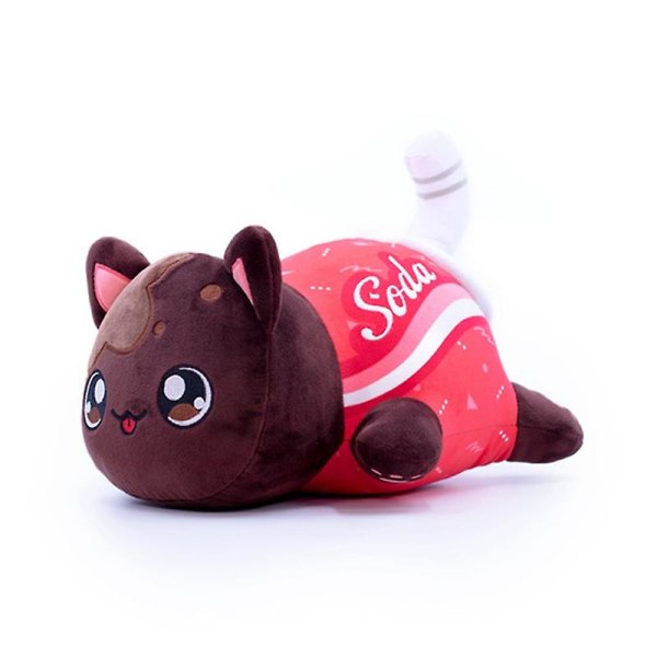 Aphmau Meemeows Gosedjur Plyschleksak Cola Pommes Frites Hamburgare Bröd Smörgåsar Mat Kattdocka Plysch Sovkudde Barn Julklappar Y 3