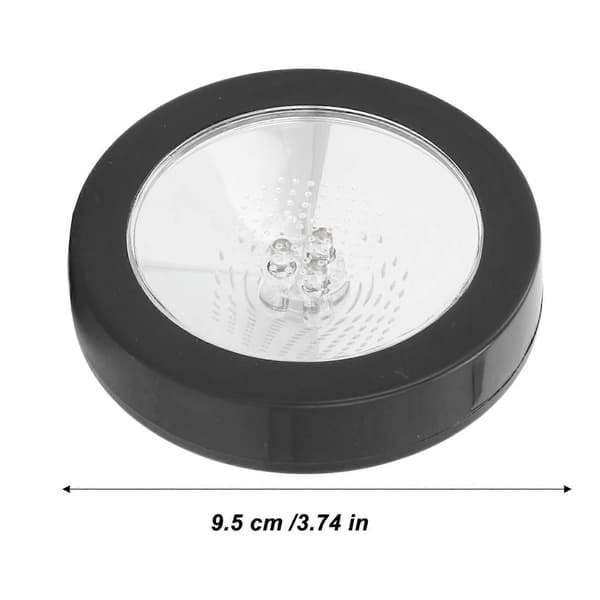 Coaster Lys Tyngdekraftssensor Kontakt Rund LED Kopholder Atmosfære Lamper til Fest Bar Bryllup Hvidt Lys