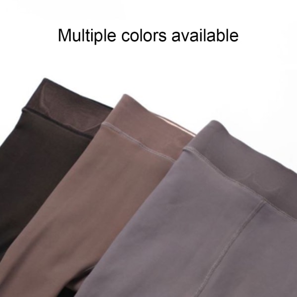 Høytaljede vinterstrømpebukser, varme fløyelsmyke stretch-leggings Style 4