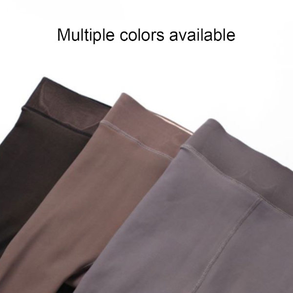 Talvisukkahousut korkealla vyötäröllä, lämpimät samettiset joustavat leggingsit Style 4