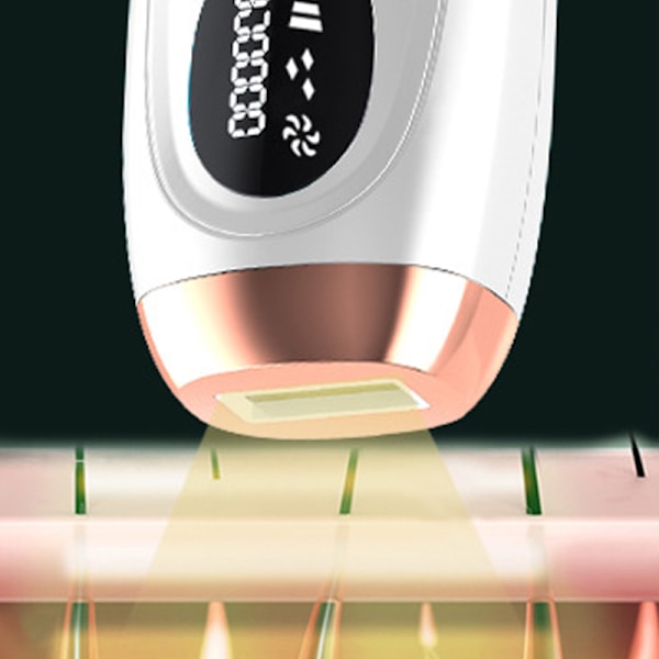 Epilator kvinnlig fryspunkt epilator handhållen helkroppsarmhåla hår kraftfull puls epilator white