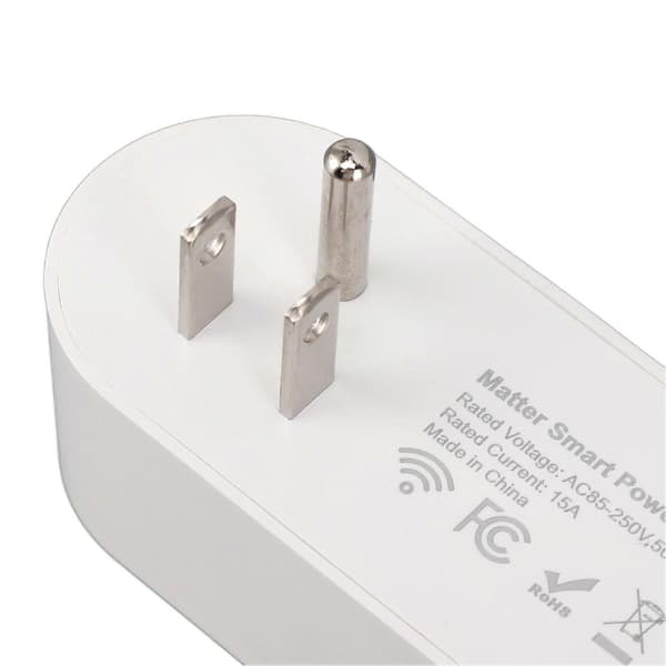 til Matter Smart Socket Mini 15A til Matter WiFi Smart Plug AC 85 Smart Home App Fjernbetjening Timing