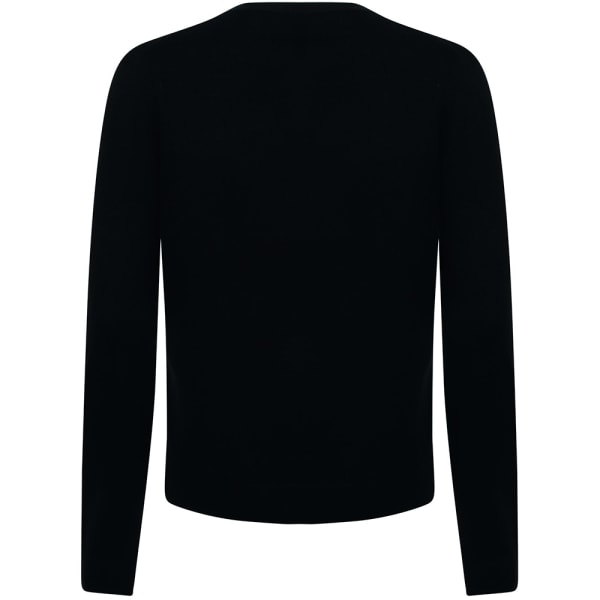 Henbury dam/dam v-ringad cardigan  svart Black 2XL