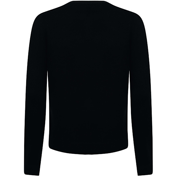 Henbury naisten v-aukkoinen neuletakki musta Black 4XL
