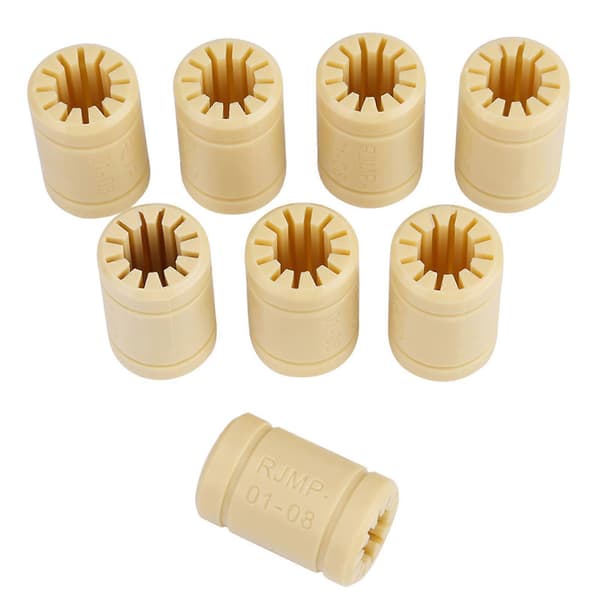 8 stk/sæt 3D-printer solid polymer LM8UU leje 8 mm aksel