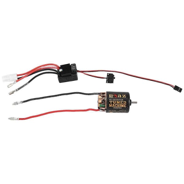 540 Børstet Motor 35T med 1060 Børstet ESC 60A 2-3S LiPo Vanntett Elektrisk Hastighetskontroller for RC 1/10 Crawler Bil
