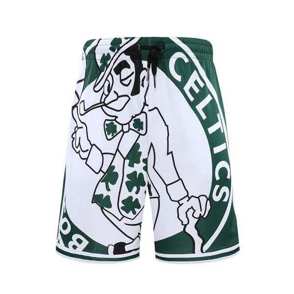 Nba Retro Basketballshorts Unisex sportshorts student celtics green S