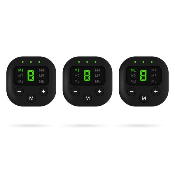 Abs Stimulator Mavemuskelstimulator, USB Toning Bælte Blue