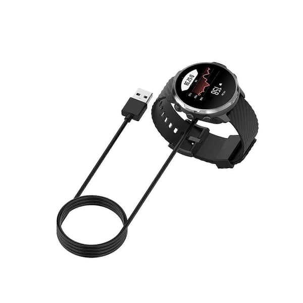 1M Bärbar ABS Magnetisk USB Stabil Laddningskabel Klockladdningsdocka för Suunto 7