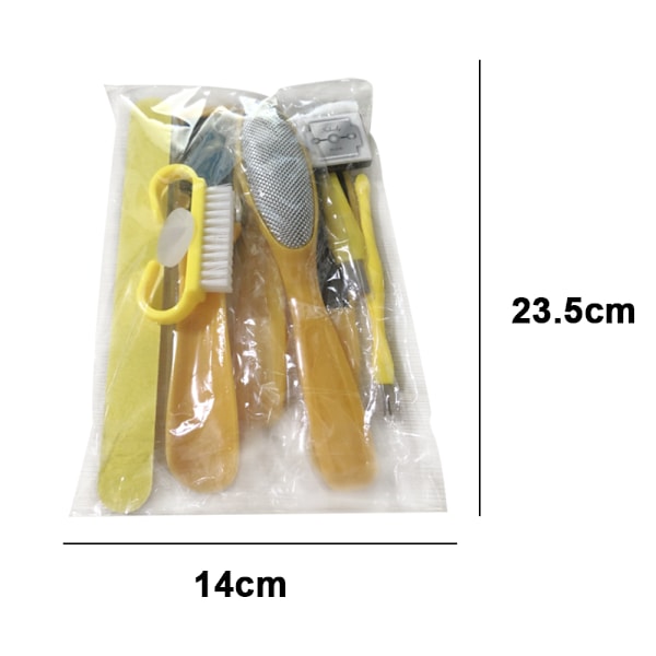 Pedikuresæt: Sæt Yellow 10-Piece Set (Lite)