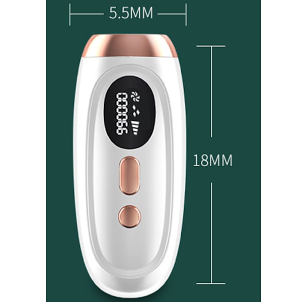 Epilator kvinnlig fryspunkt epilator handhållen helkroppsarmhåla hår kraftfull puls epilator white