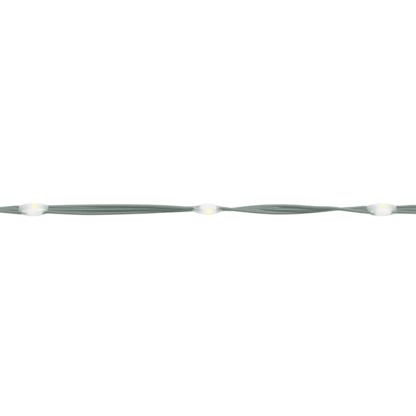 vidaXL Juletre for flaggstang kaldhvit 310 LED-er 300 cm