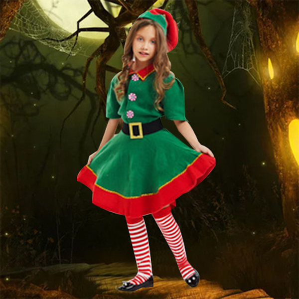 Lasten Halloween-asut Jouluesitysasut 130cm Female models