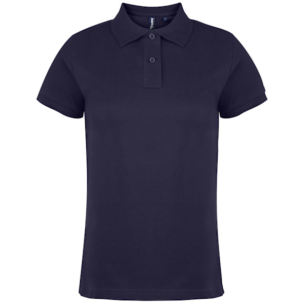 Asquith & Fox Naisten yksivärinen lyhythihainen pikeepaita N Navy 2XL