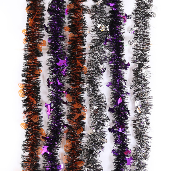 Halloween Glitter Wire Garland Glitter Ripustuskoriste brown pumpkin