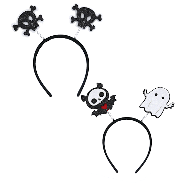 Halloween Edderkop Spøgelse Græskar Hårbøjle Djævel Pandebånd style 5