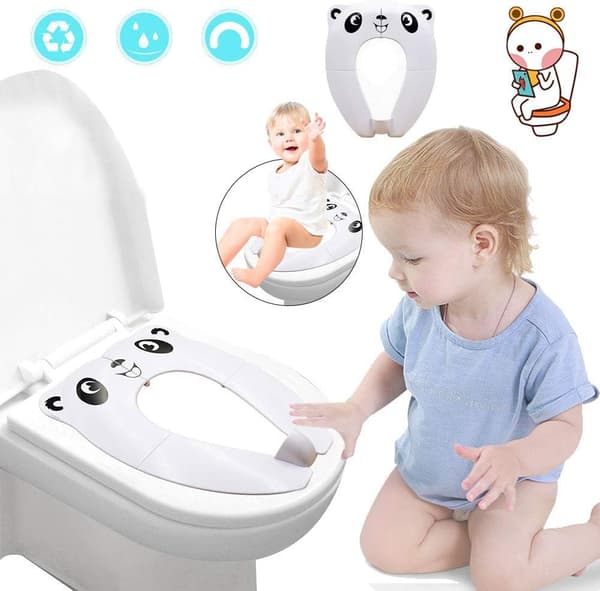Babytoalettsete - Sammenleggbart reise-toalettsete bærbart potte-sete