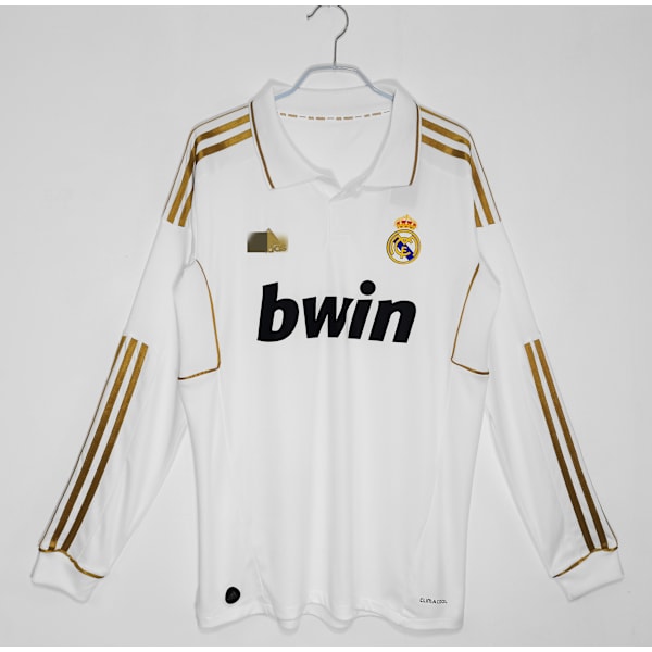Retro Legend 11-12 Real Madrid hemmatröja lång Raul NO.7 qd Raul NO.7 M