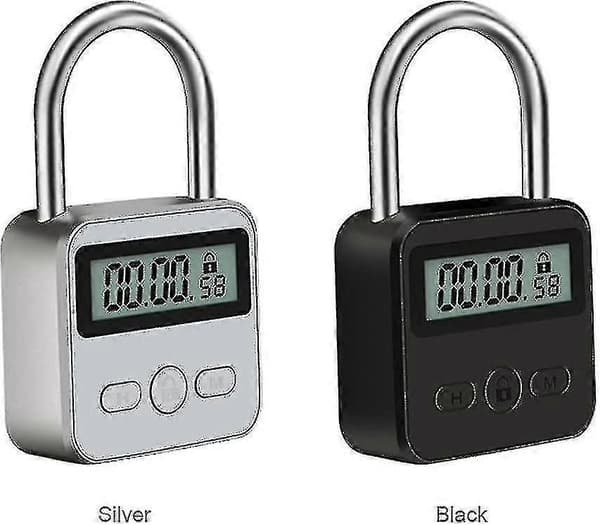 Smart Tidslås, 99 Timers Maksimal Tidslås Med LCD-Display Multifunktionel Elektronisk Rejsetimer