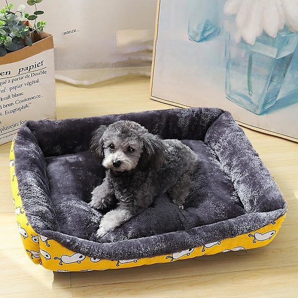 Hundeseng sofa måtter kæledyrsprodukter chiens dyretilbehør hunde kurv Lattice M