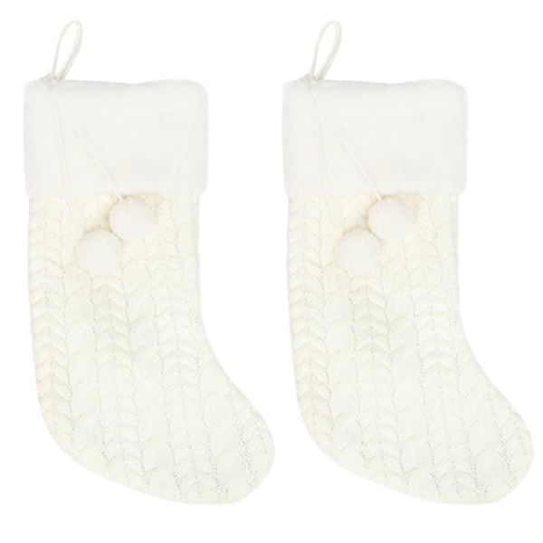 Julestrømper, til julefestdekoration White