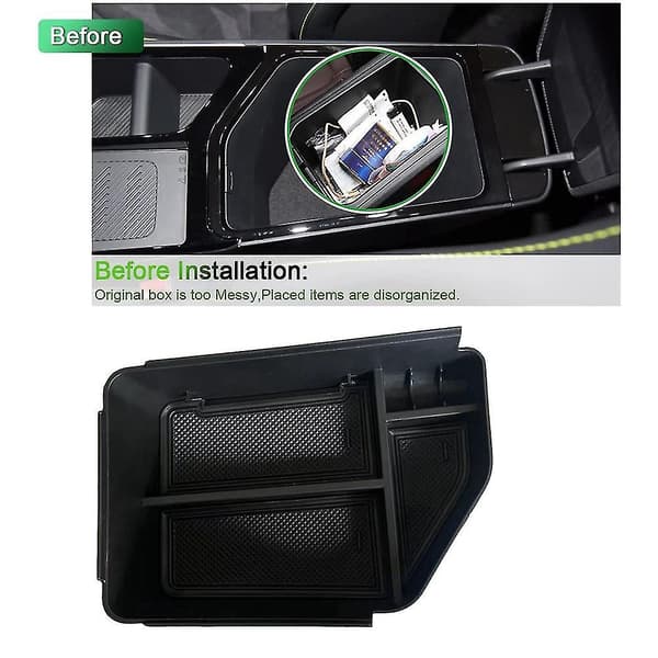 Ny Center Console Organizer bricka kompatibel med 2021 2022 Kia Ev6 Armstödsförvaring