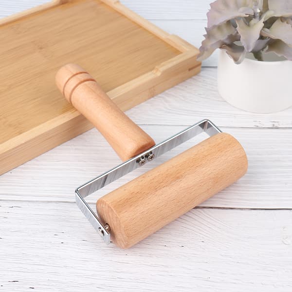 Kjevlebakelse Pizza Pasta Hånd Kjevle Bake Roller Tre Onesize