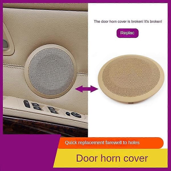 3-sarjan E90 E91 X1 E84 316 318 320 325 auton etu- ja takaoven kaiutinkotelo äänitorvikotelo beige