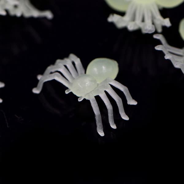 Halloween dekorative edderkopper Plast falske edderkopp leker Nyhet FA black 4.5*3cm