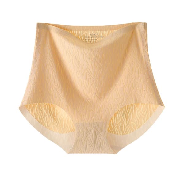Silkeslen hög midja formade underkläder, kvinnlig hög midja utan märke Skin L(50-60kg)