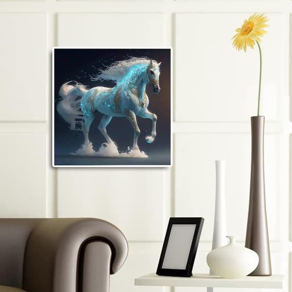 #30 x 30 cm, Maleri DIY Diamantmaleri Bildersett Krystall #
