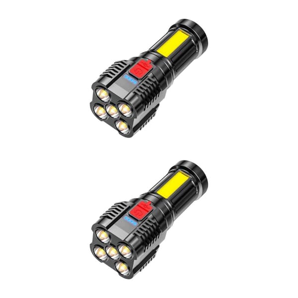 1/2 søkelys IPX4 Vanntett Super Bright for nødsituasjoner, 2Set