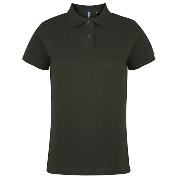 Asquith & Fox Ensfarget kortarmet pikétrøye dame/dame B Bottle 2XL