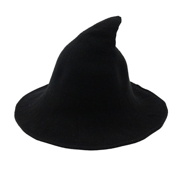 Kvinnor Häxhatt för Halloween Ull Hattar Bred brätte pire tickad Style 5 S