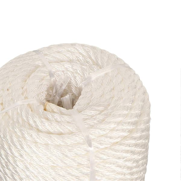 75FT Dubbelflätade förtöjningslinor i nylon 1565 Lbs Brottkraft Förtöjningsrep för förtöjning bogsering lyft