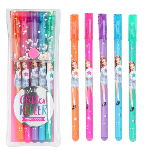 TOPModel Glitter Gelpenne 5-pak multicolor