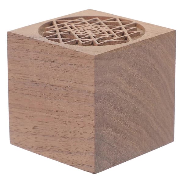 Aromadiffuser i träblock för eterisk olja, ersättningsdiffuser