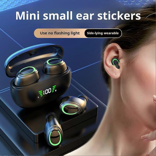 Bluetooth-kompatible øretelefoner Trådløse ørepropper Høy-kvalitets stereolyd Vanntett Støyreduksjon Berøringskontroll Hodetelefoner