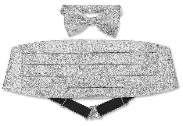 Cumberbund & Rusetti Metallinen Design Miesten Cummerbund Rusetti Setti TY