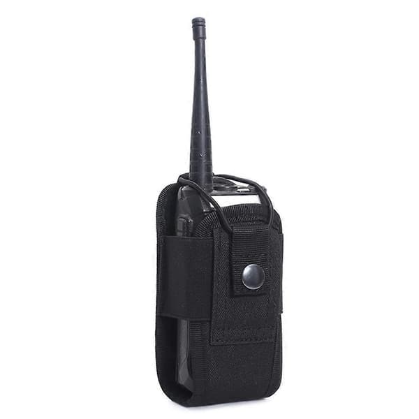 Walkie Talkie Radio Pouch Utomhus Molle Midjeväska Militär Magasinpack