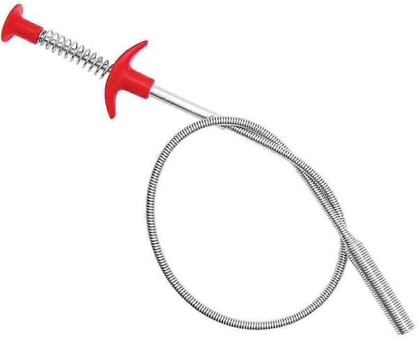Røråpnerverktøy, bøyelig og komprimerbar kloakkuttrekker, søppelklypeuttrekker, 60 cm