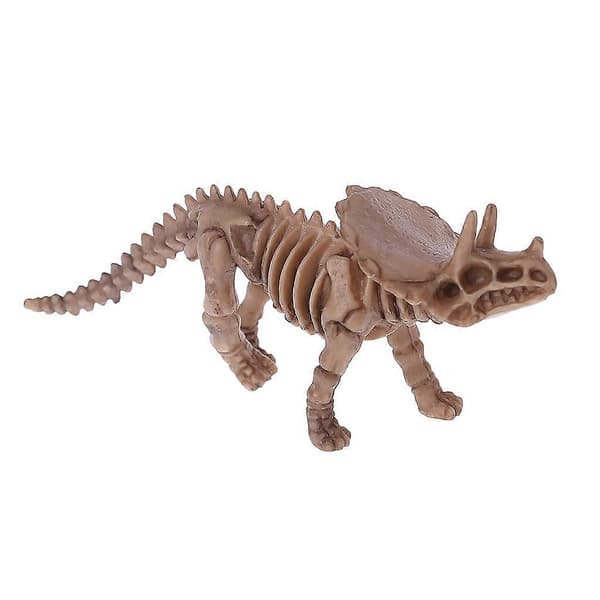 Simulering Dinosaur Skelet Modeller 12 stk/sæt 3D Puslespil Figurer Pynt Forsyning