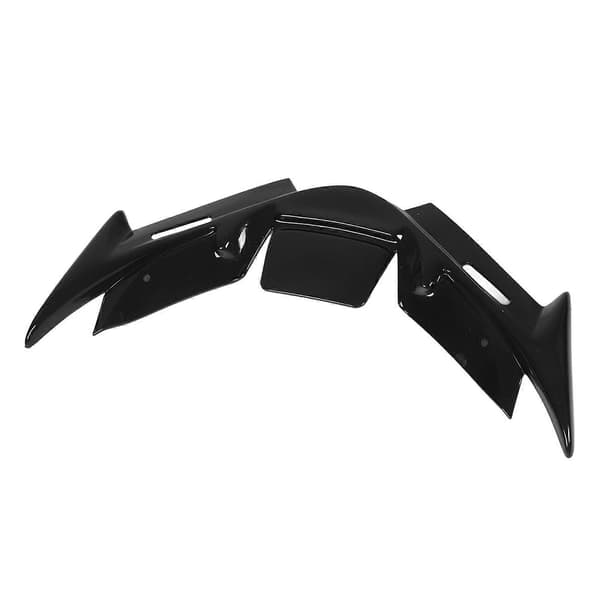 Motorcykel Frontkåbe Winglet ABS Slidstærk Aerodynamisk Kåbevinge Erstatning til YZF R15 V4 2022 og Nyere Blank Sort