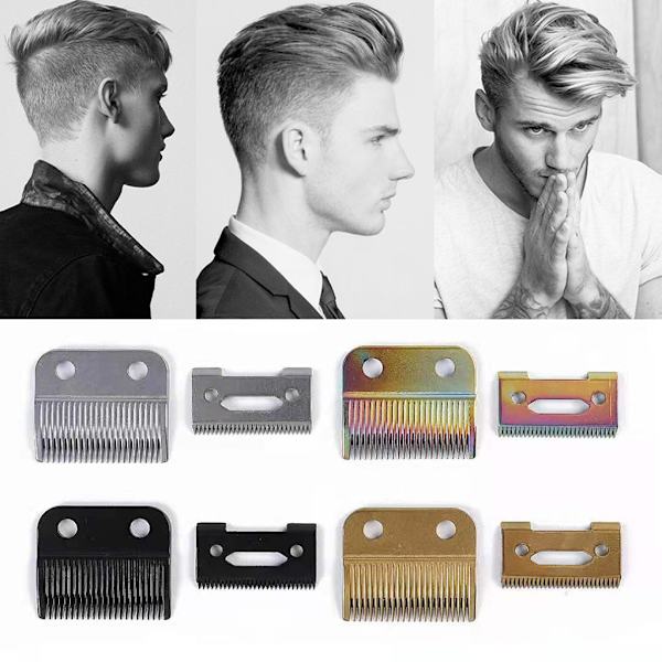 2 set Keramisk hårklippare för huvud för Wahl 8504 Black