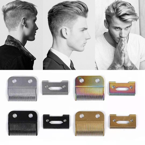 2 sett Keramisk hårklipper for hode for Wahl 8504 Black