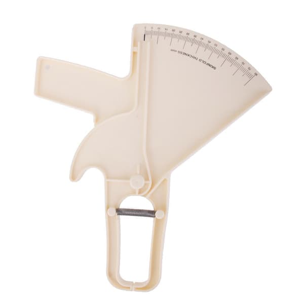 1/2/3 Fedttabsguide Hudfoldskaliper Analyzer Slank Fitness Beige 1Set