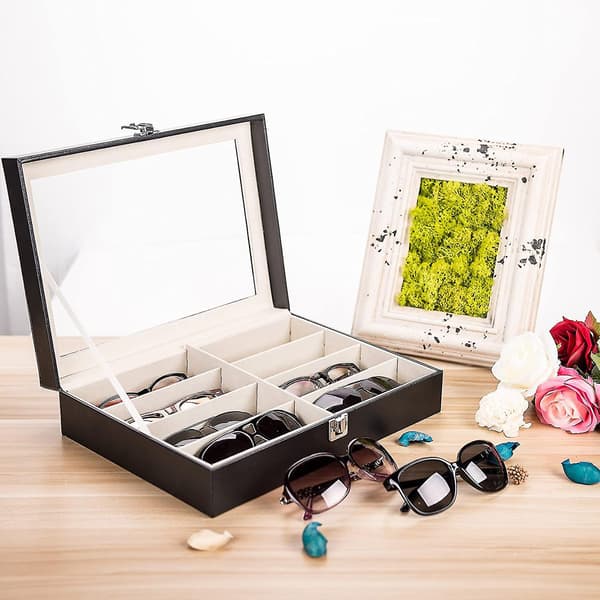 Brilleoppbevaring Pu-skinnbrilleetui Case