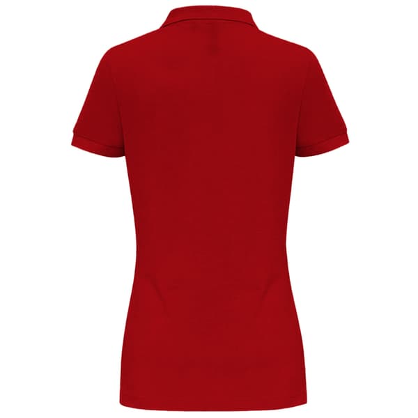 Asquith & Fox Dam/Dam Enkel kortärmad pikétröja  Ch Cherry Red XS